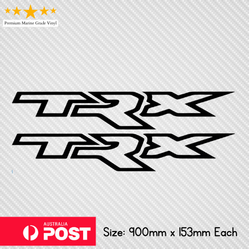 2 x TRX Solid Bed Decals graphics sticker vinyl