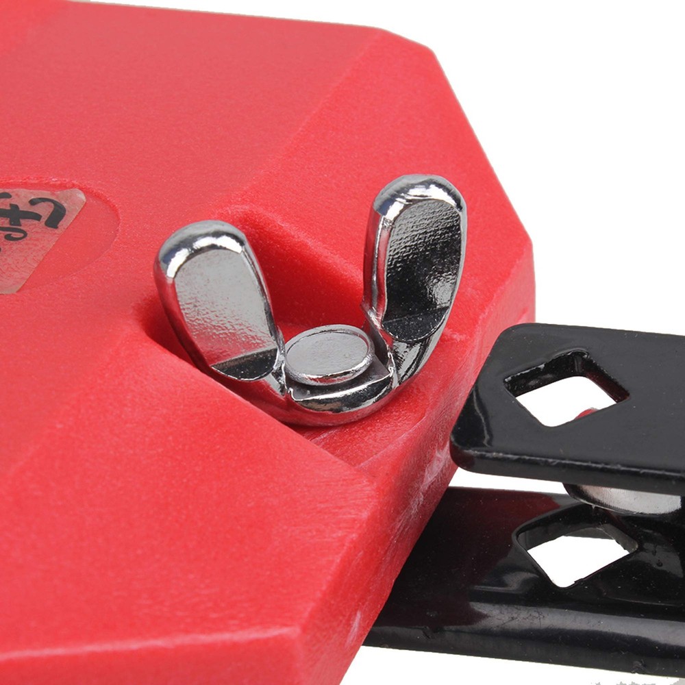 Yibuy Red Plastic Percussion Instruments Block for Latin Drum Instrument