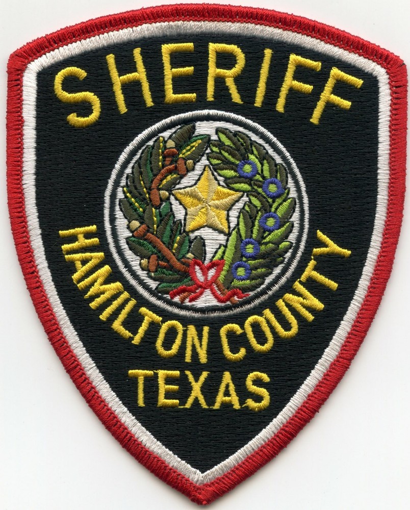 HAMILTON COUNTY TEXAS TX SHERIFF POLICE PATCH