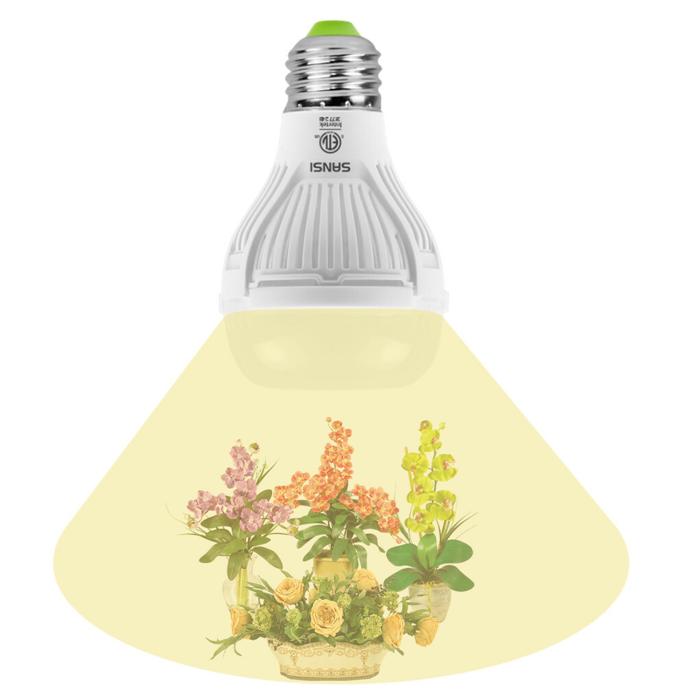 SANSI LED Grow light Bulb Full specturm Veg Flower 10W-70W Yard Indoor Plant