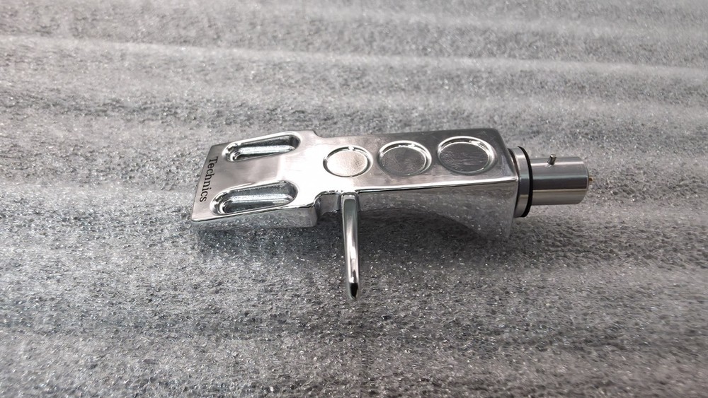 Original Technics Headshell. Extremely Rare. Chrome Plated. "Beautiful"