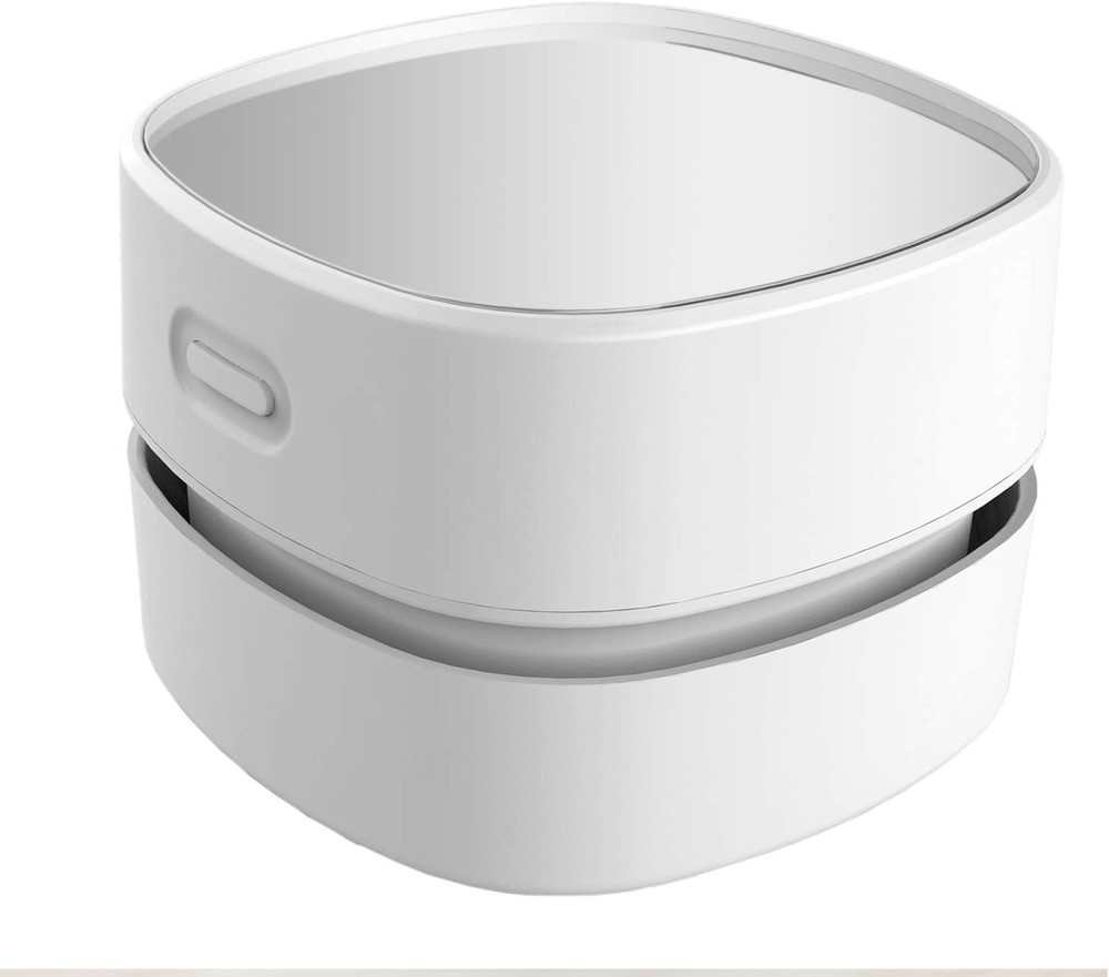 ODISTAR Desktop Vacuum Cleaner Mini Table Sweeper 360° White