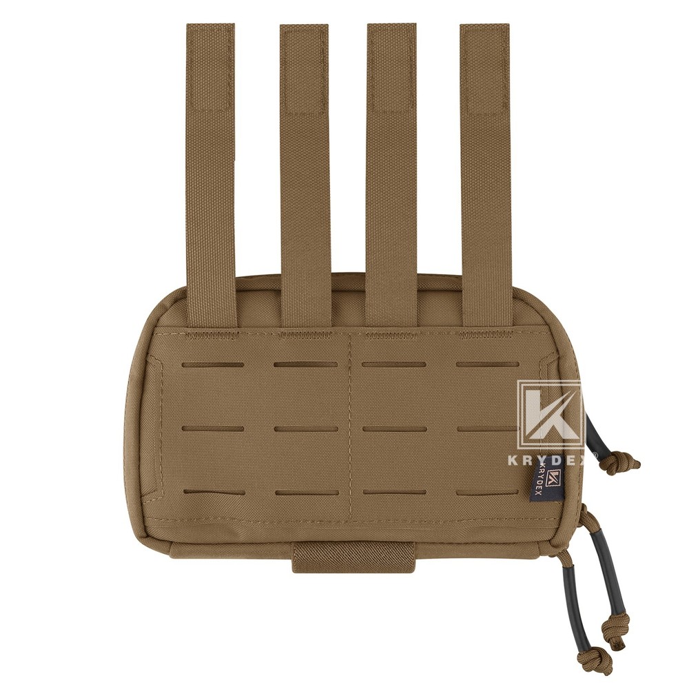 KRYDEX Tactical Modular Utility GP Pouch MOLLE Back Front Pocket Panel Small CB