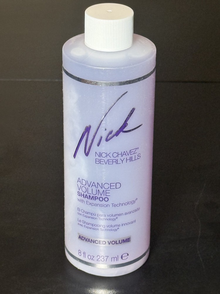 Nick Chavez Advanced Volume Shampoo w/ Expansion Technology 8 fl oz ~ NEW SEALED