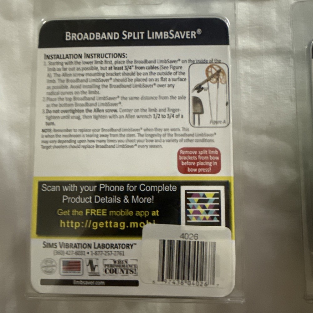 Sims LimbSaver Broadband Limb Dampener split/solid