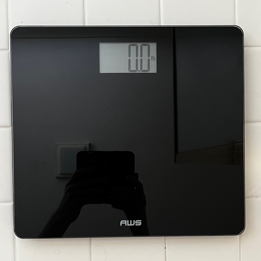 AWS 330CVS Talking Bathroom Scale Digital Voice Scale Tested Works
