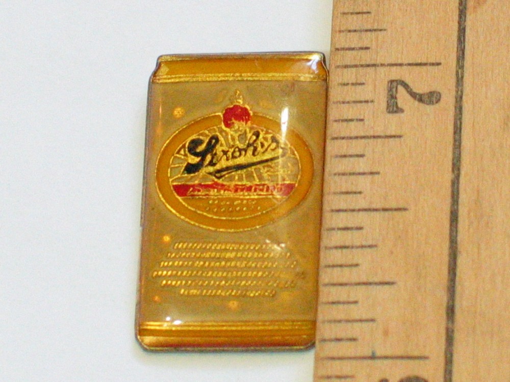 Strohs Can Enamel Beer Pin