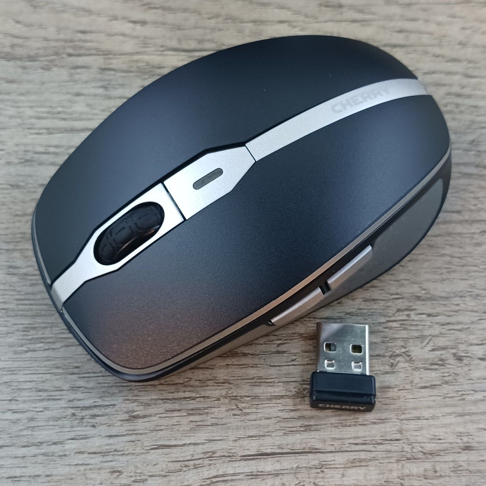 Cherry MW 9100 USB Wireless Mouse Bluetooth 6 Button Scroll Wheel 2400Dpi Black
