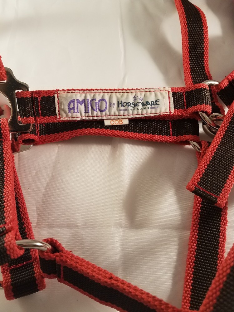 Horseware Amigo Coloured HEADCOLLAR Red Cob
