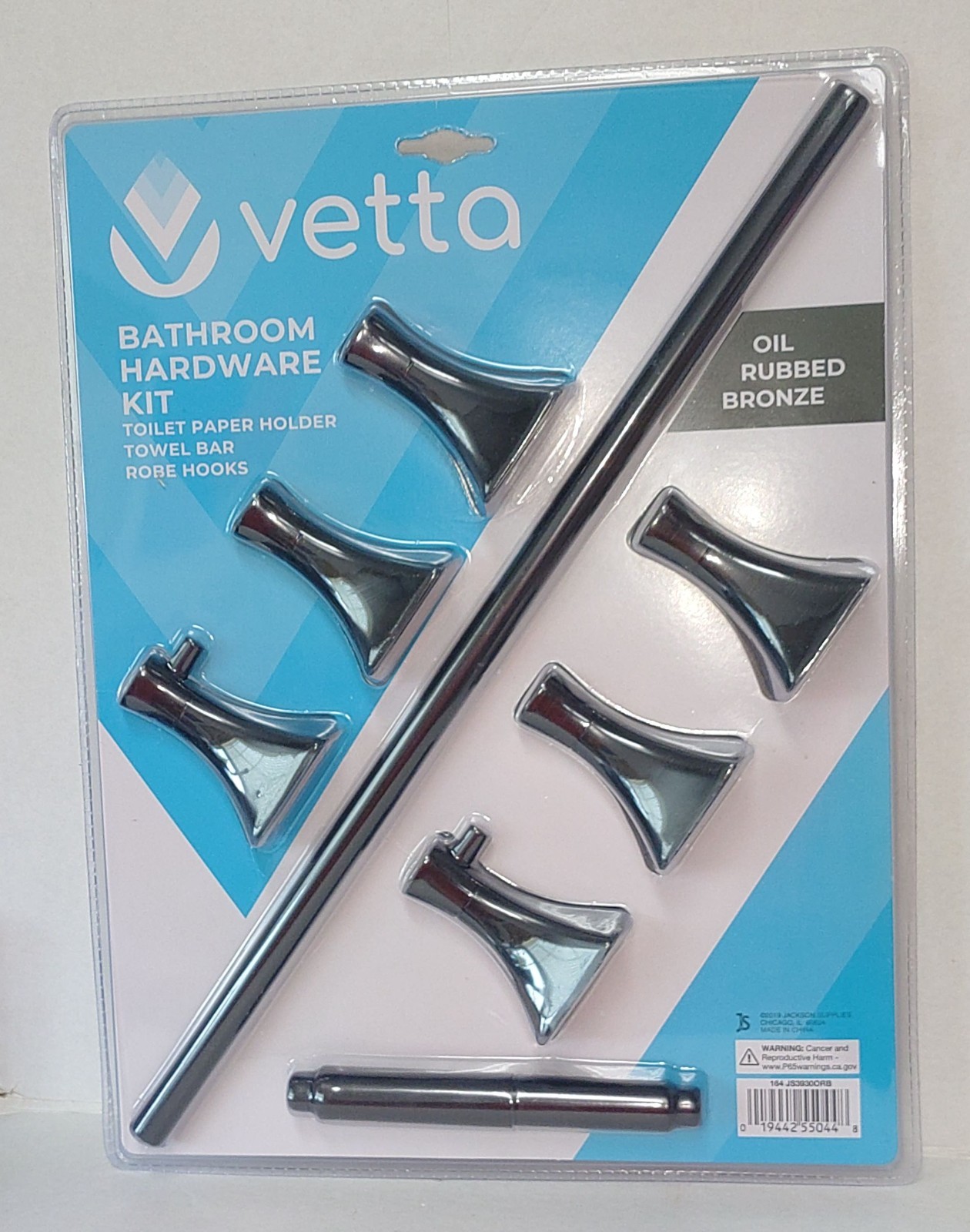 Vetta 8 Piece Bathroom Hardware Kit Oil Rubbed Bronze New Sealed