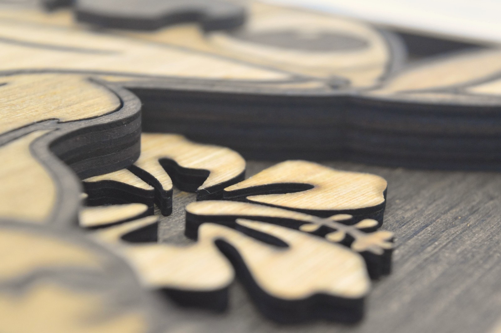 Lilo & Stitch Alien Layered Wood Wall Art Handmade Decoration Ohana Decoration