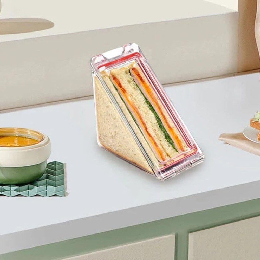 New 2PCS Container Transparent Washable Multifunctional