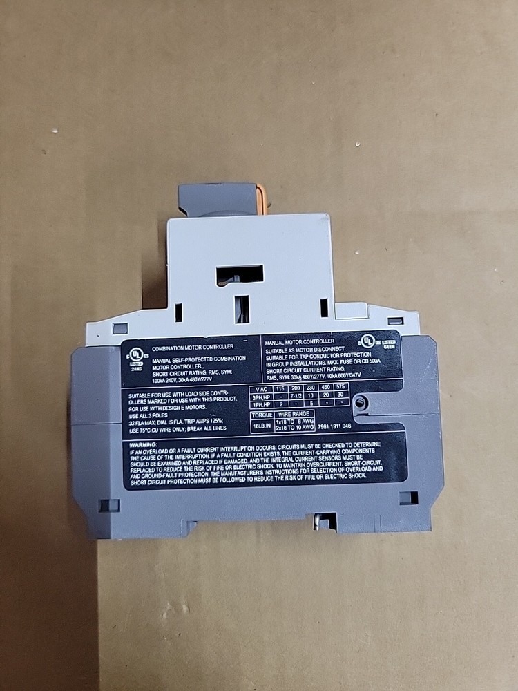 1 CERUS CMS-32H MANUAL MOTOR STARTER