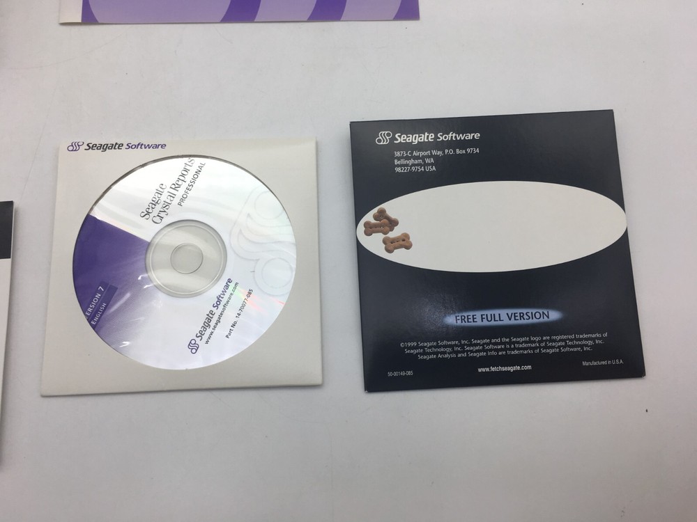 Seagate Software Crystal Reports Professional Upgrade Version 7