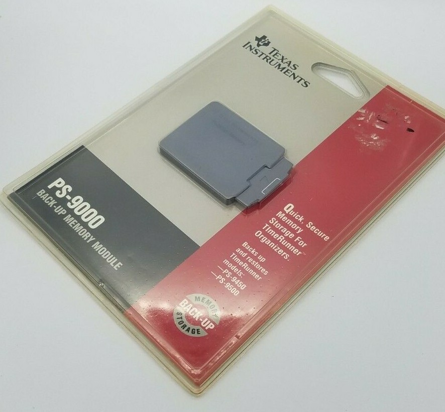 Texas Instruments PS-9000 Back-Up Memory Module For TimeRunner Organizers