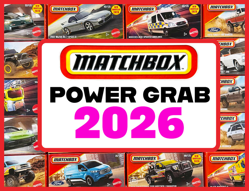 Matchbox 2026 POWER GRAB Mainline - U PICK