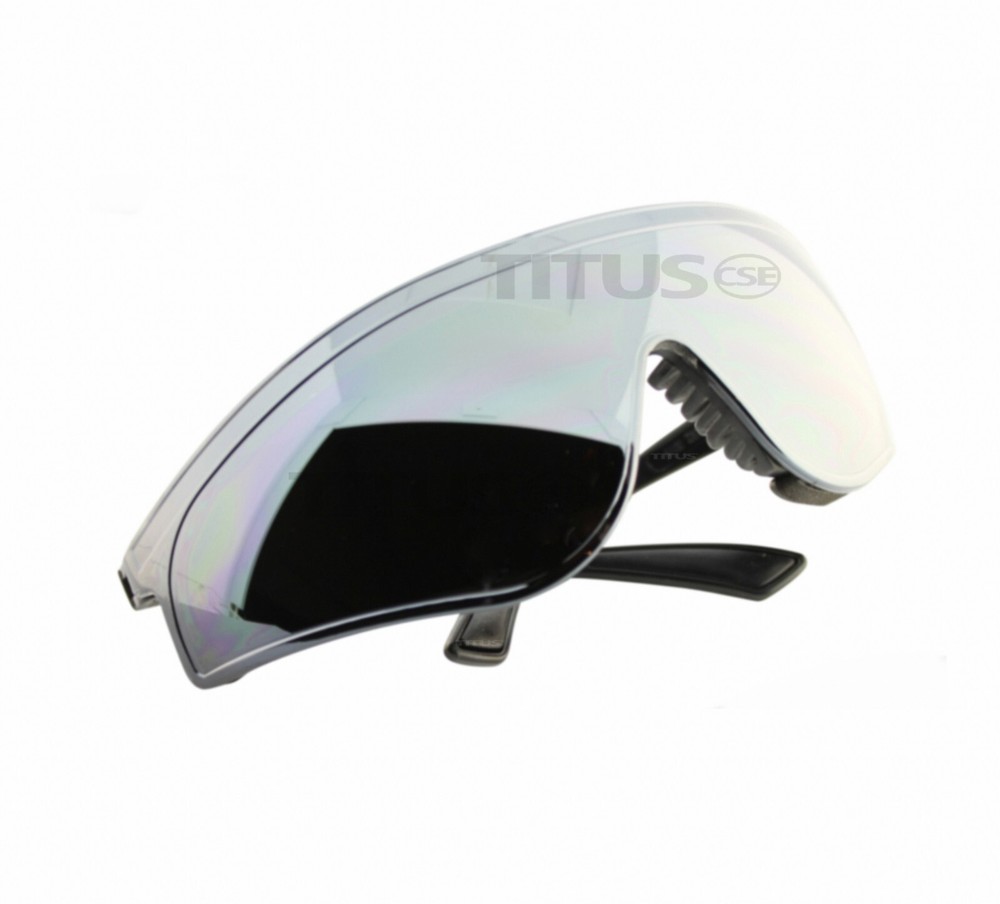 Solid Lens Mirror Biker Sunglasses Adjustable Arm Stem Mirror Padded Z87 DOT