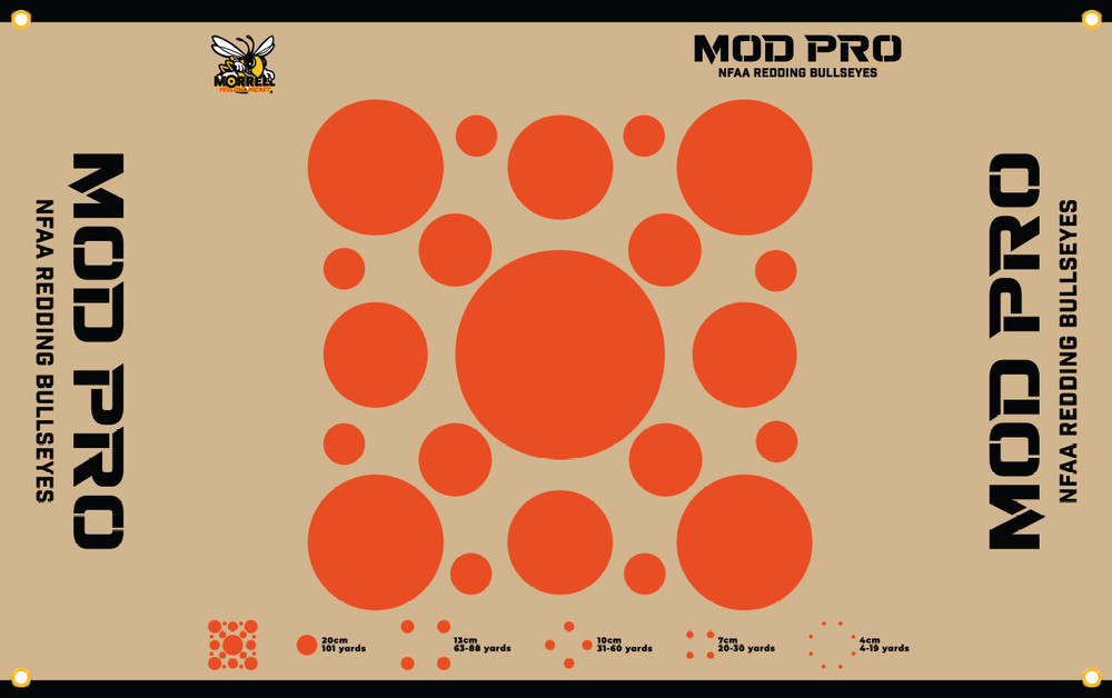 Morrell Yellow Jacket MOD Pro NFAA Redding Bullseyes Target Face Wrap ONLY
