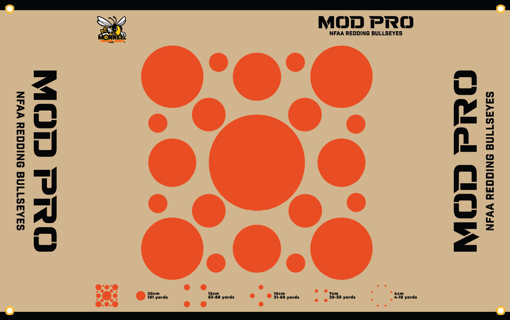 Morrell Yellow Jacket MOD Pro NFAA Redding Bullseyes Target Face Wrap ONLY