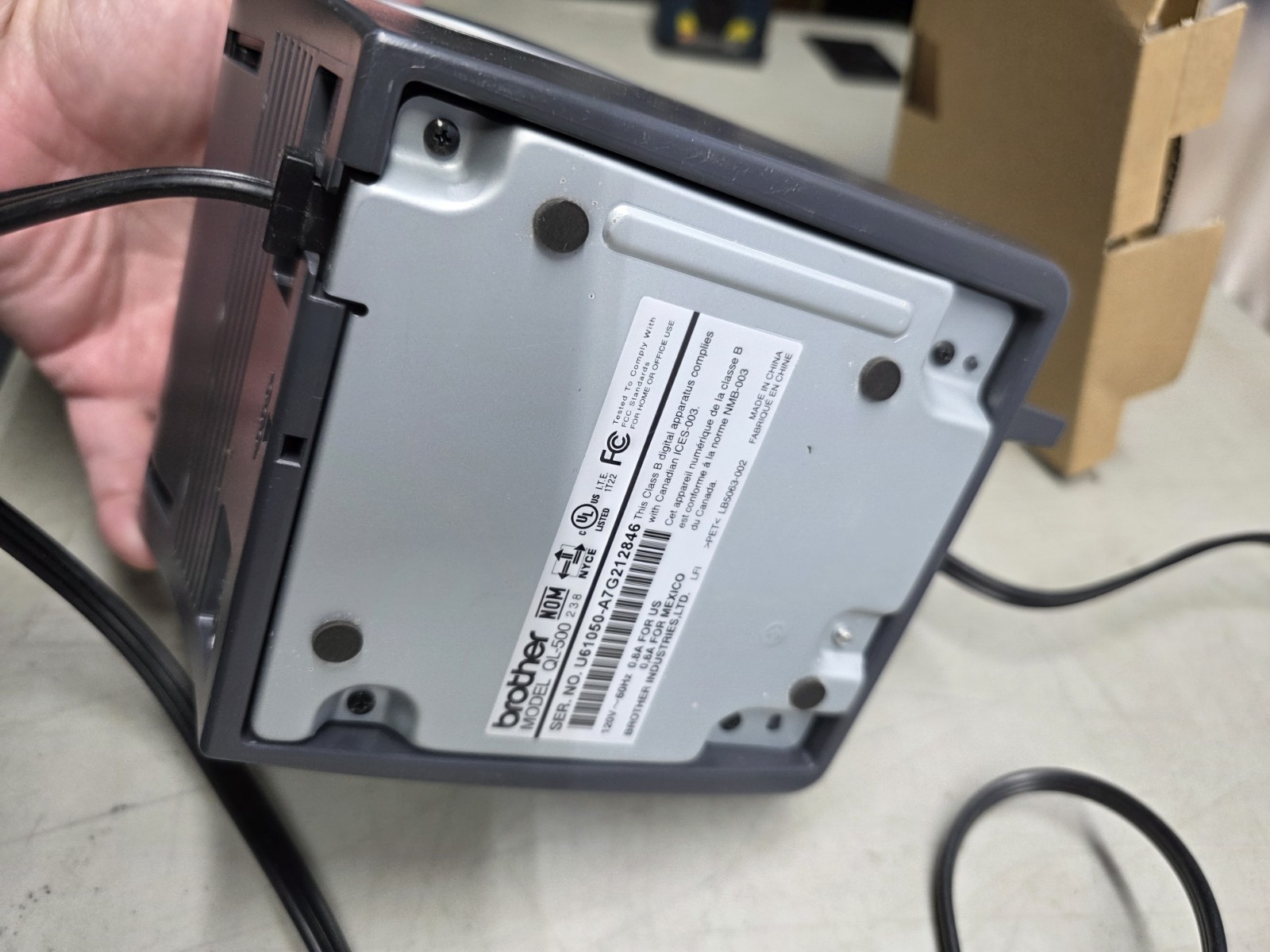 🔥 Brother P-Touch QL-500 Manual-Cut PC Label Printing System W/ Box & USB Cord