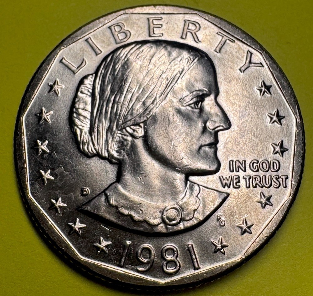 1981 d susan b anthony dollar Near Date Clad Uncirculated