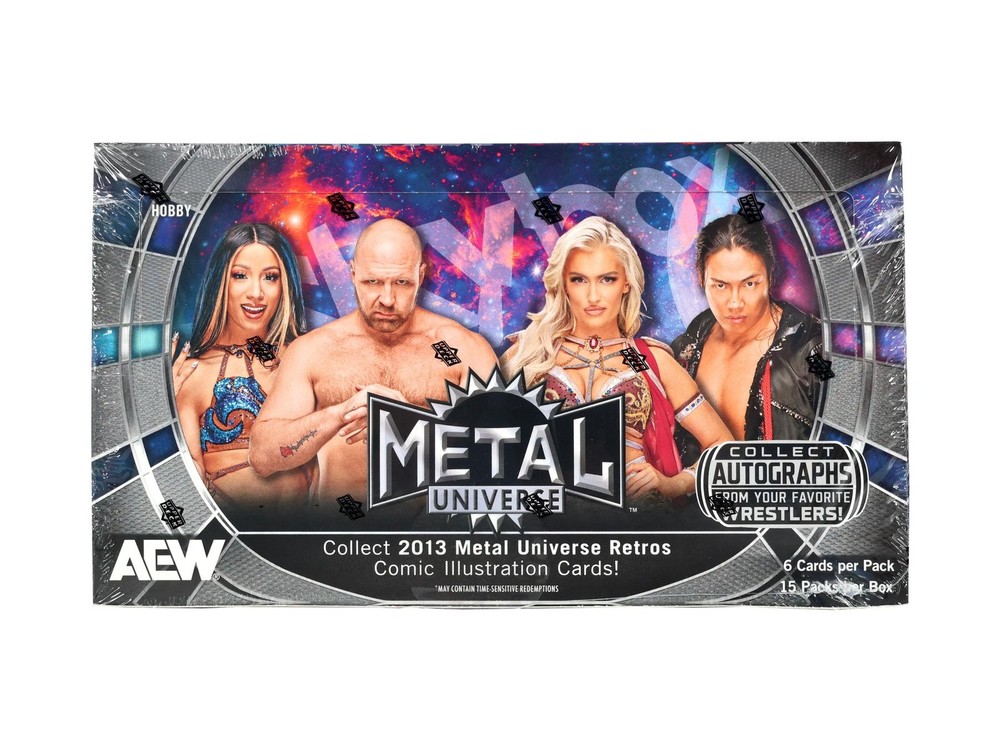 2025 UPPER DECK AEW SKYBOX METAL UNIVERSE WRESTLING HOBBY BOX