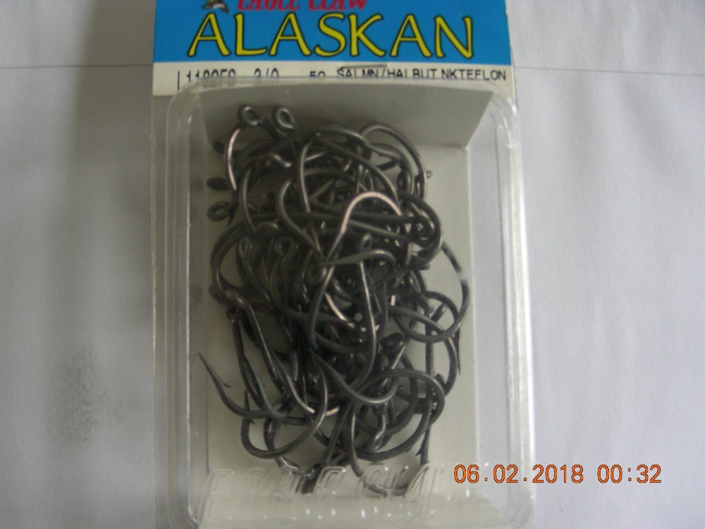 50 EAGLE CLAW LAZER SHARP OCTOPUS HOOKS NICKLE TEFLON COATED 3/0