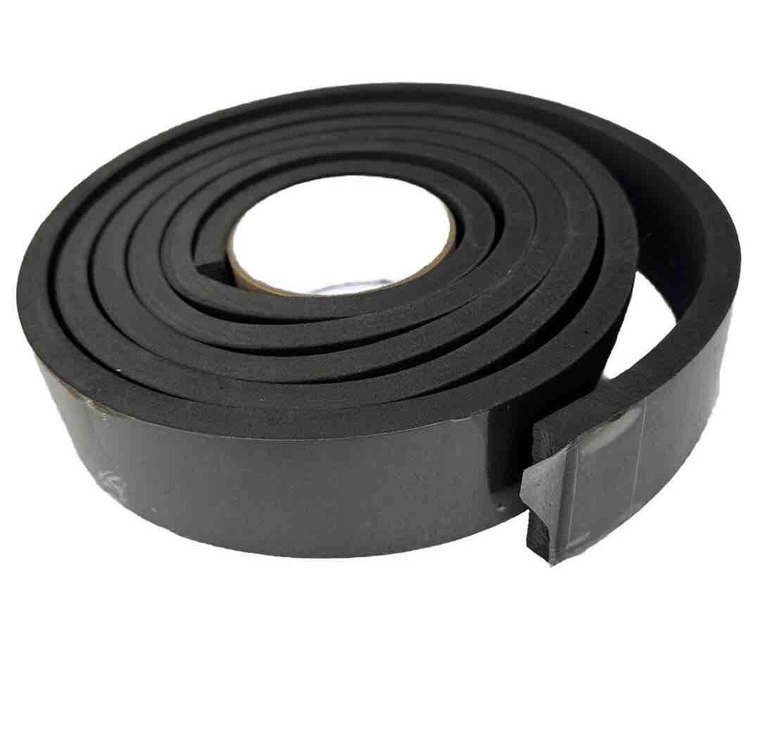 10ft Foam Strips with Adhesive, 2” X 3/8” Thick, Neoprene Weather Stripping Foam