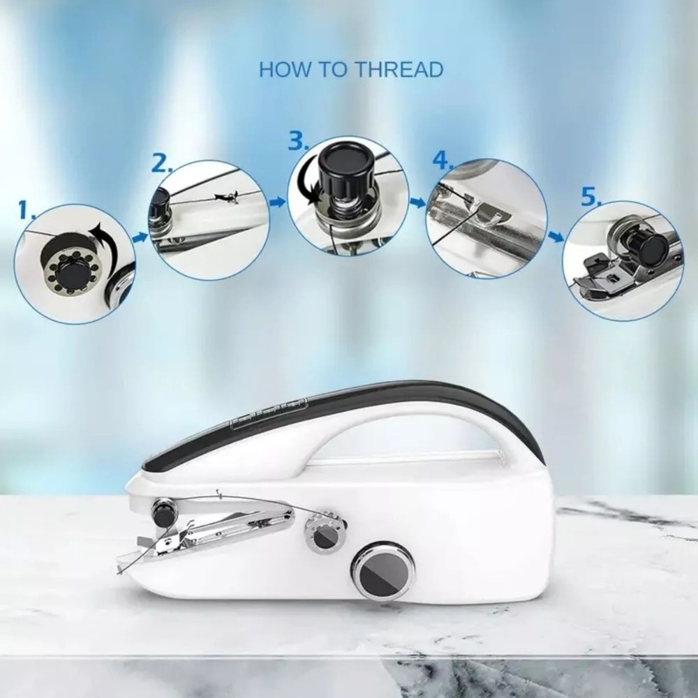 1 Set Home-use Sewing Machine Dual-Speed Adjustment Multi-fabric Compatibility