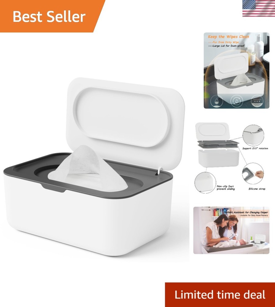 Effortless Pull Wipe Holder for 80 Wipes - Durable & Versatile Baby Essential
