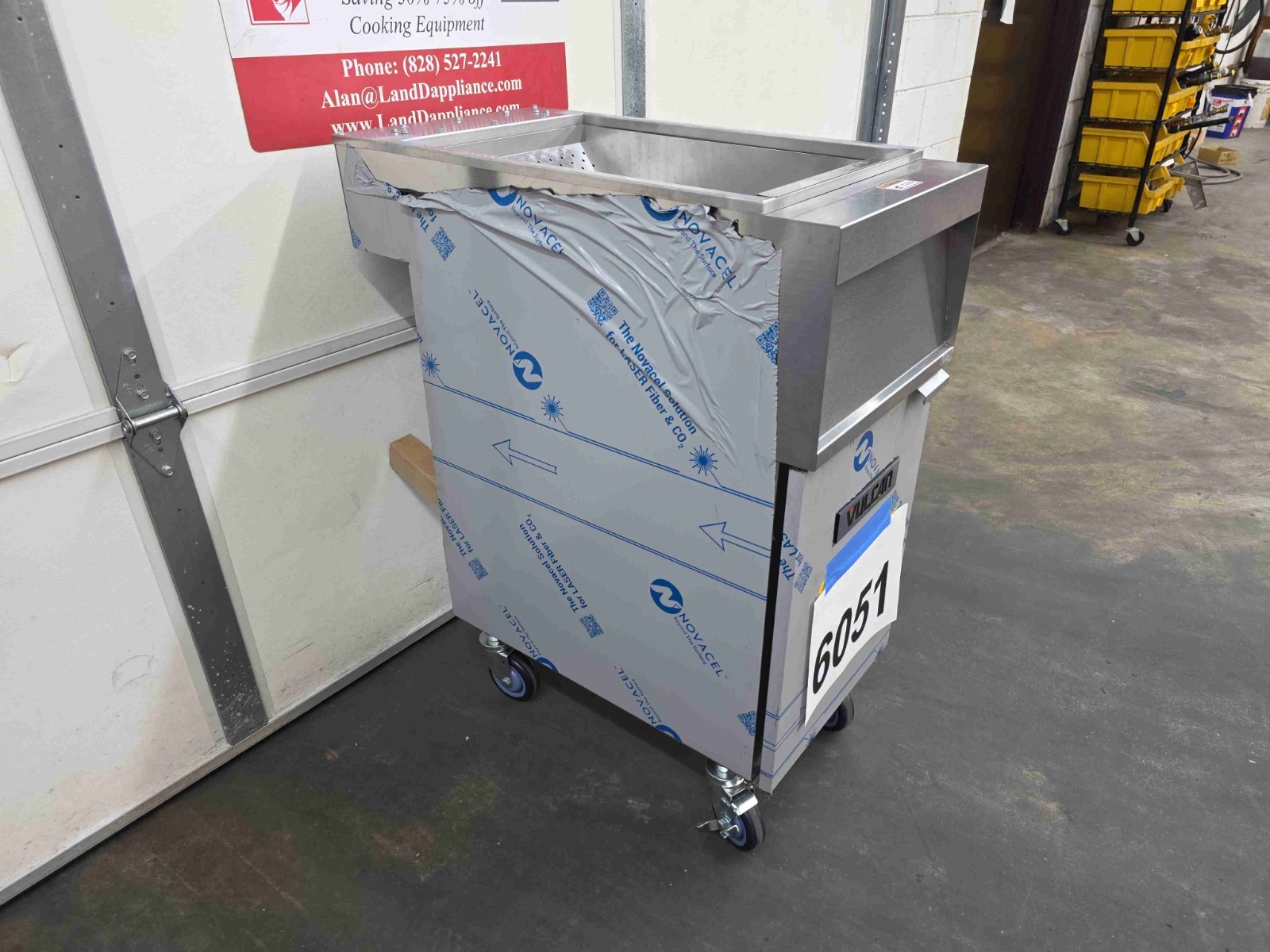 6051 New S/D Vulcan Frymate dump station Model: Frymate-VX15