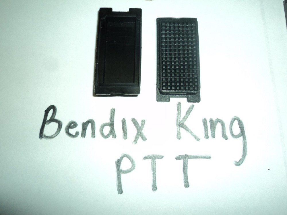 LOT 5 Replacement RUBBER PTT BUTTON Bendix King BK Radio DPH GPH EPH LPH Command