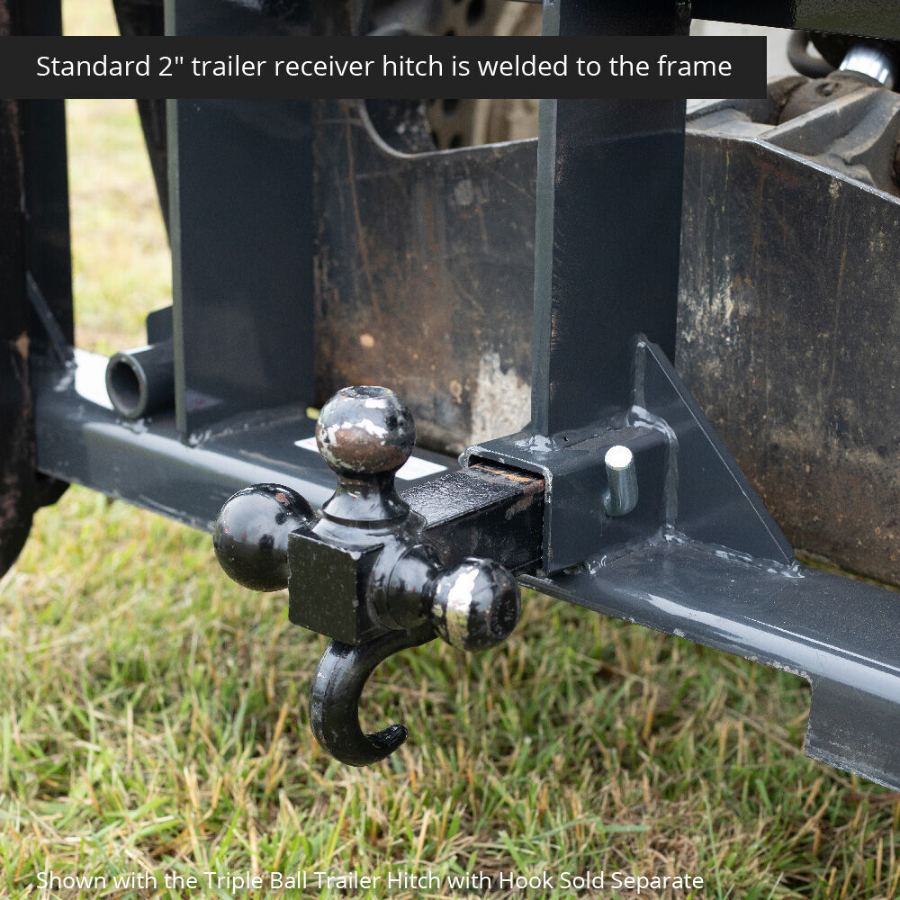 Titan Attachments Class 3 Step-Through Pallet Fork Frame Attachment, 48” Blades