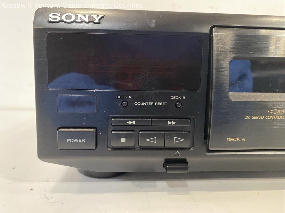 Sony Stereo Cassette Deck Model: TC-WR661 - Read