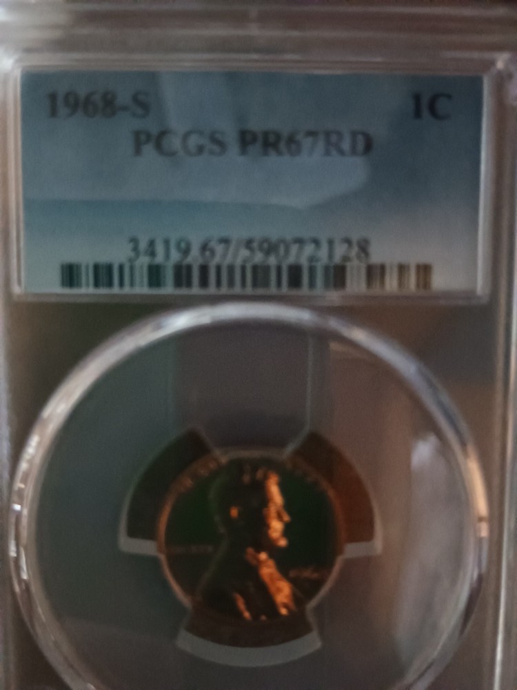 Proof 1968 S Grade By PCGS Proof 67 Red