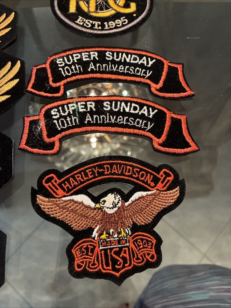 Harley Davidson Assorted Vintage Patches