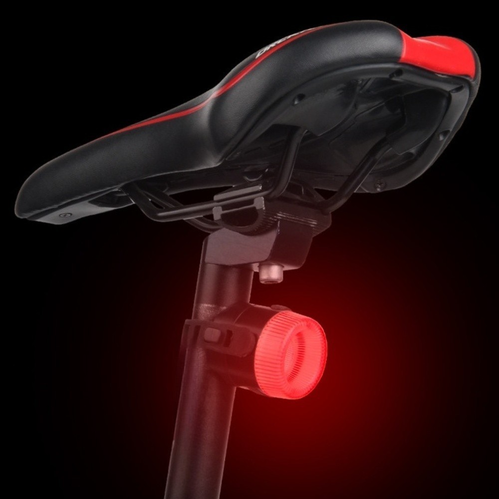COB LED Bicycle Tail Light Rechargeable Type C Waterproof with Quick Strap