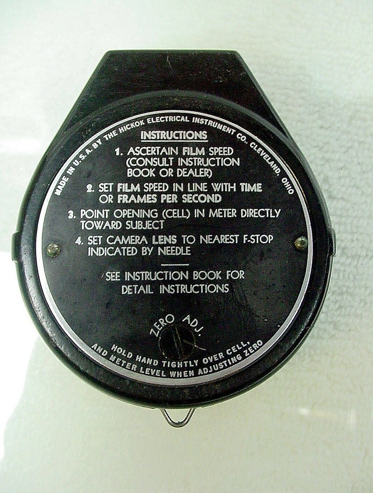 Duplex Hickok Light Meter (Early) | Needle moves but sticks | Needs Adjust | $11