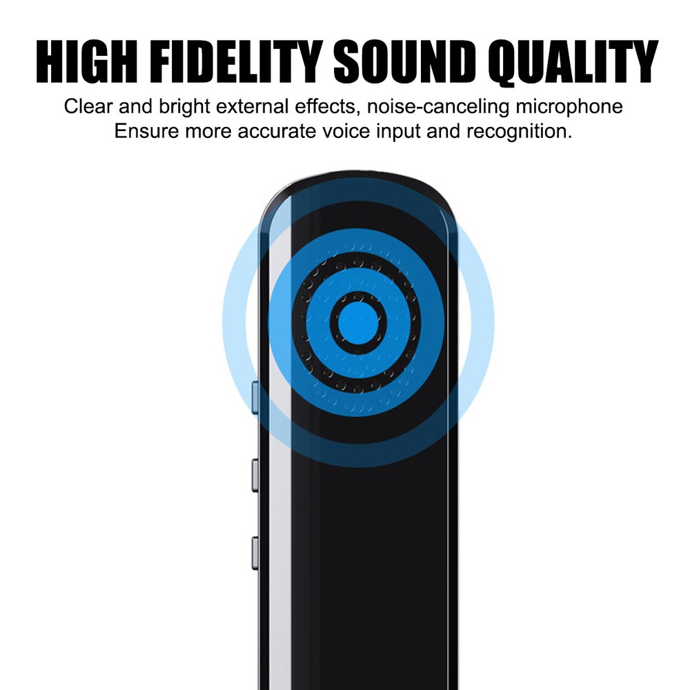138 Languages Real-Time Translator Device Bluetooth Two-Way Instant Translate