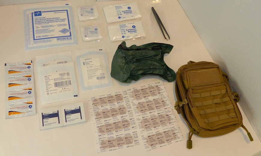 Compact Tactical First Aid Bag Tactical Molle Pouch with 3 Pockets