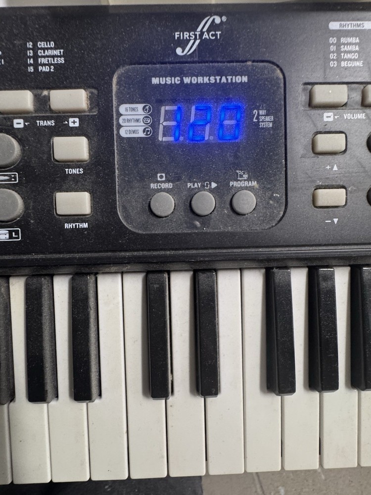 Casio CZ-101 Vintage Synth + First Act Keyboard Bundle – Untested/Working