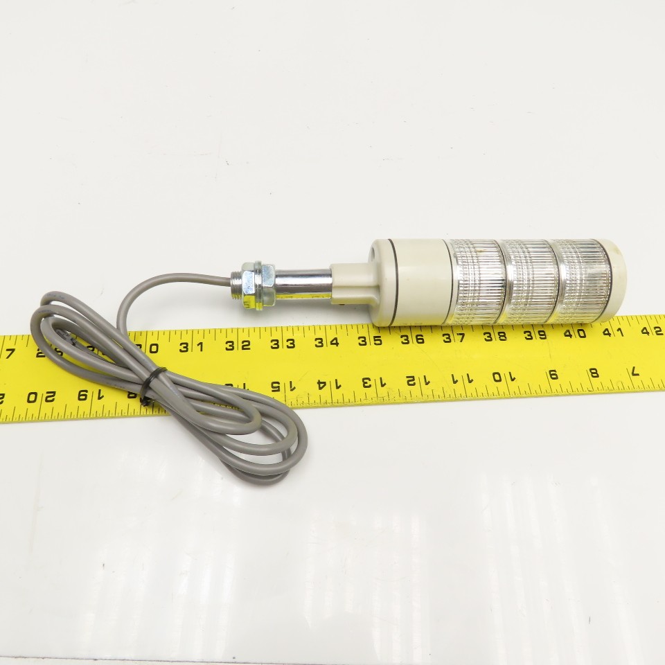 Patlite HSST-312-RYG 120V Red Green Yellow Selectable Andon Light Stack Only