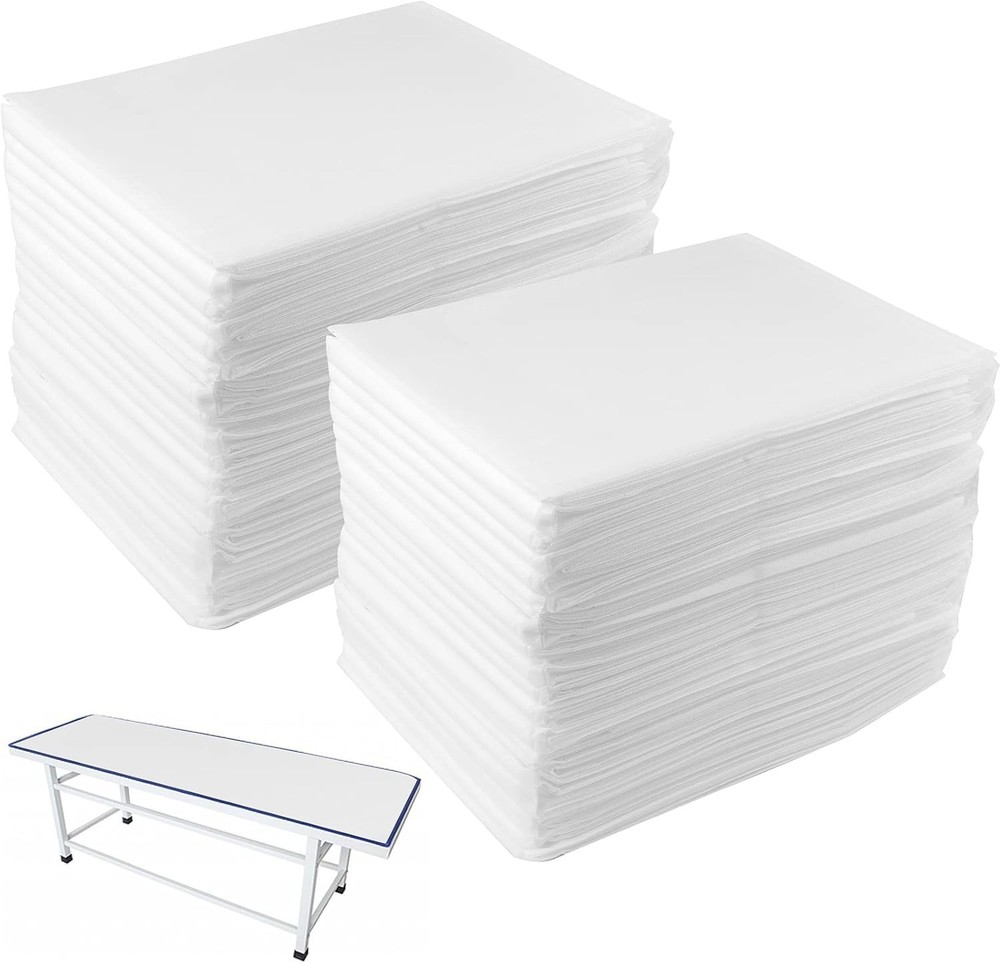 40 PCS Disposable Spa Bed Sheets, Waterproof Massage Table Sheet Protector, N...