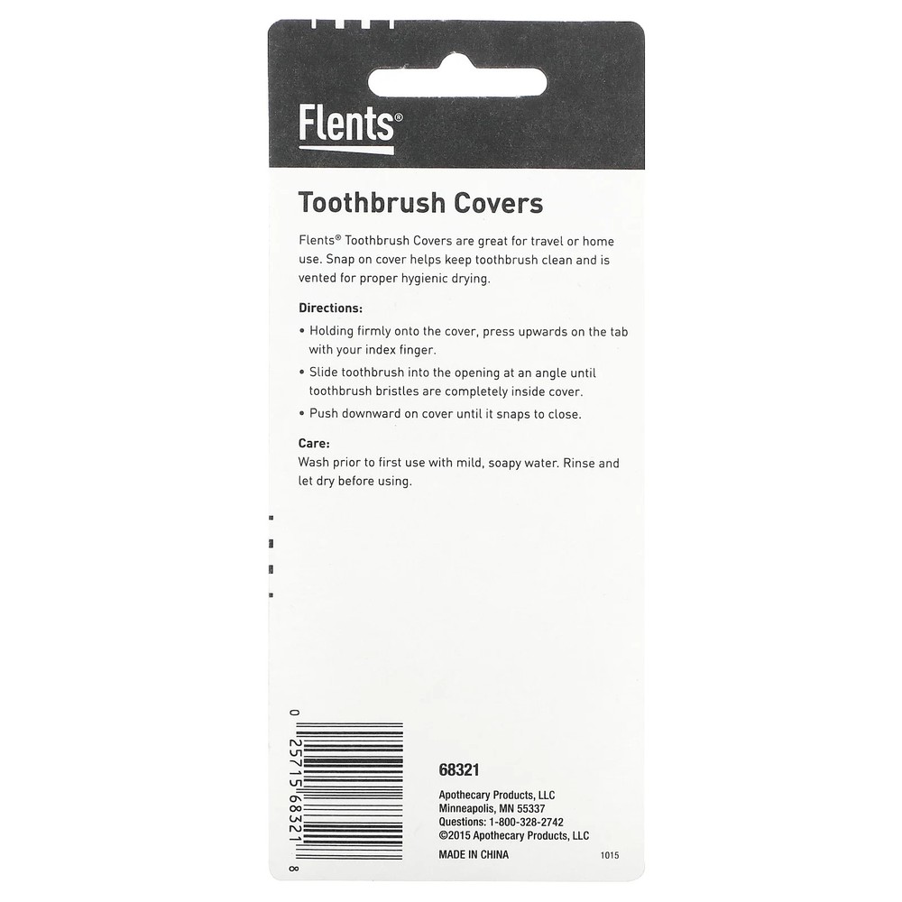 Toothbrush Covers, 4 Count