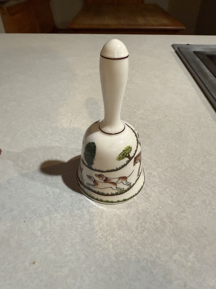 Colbert Hunting Scene Bone China Bell