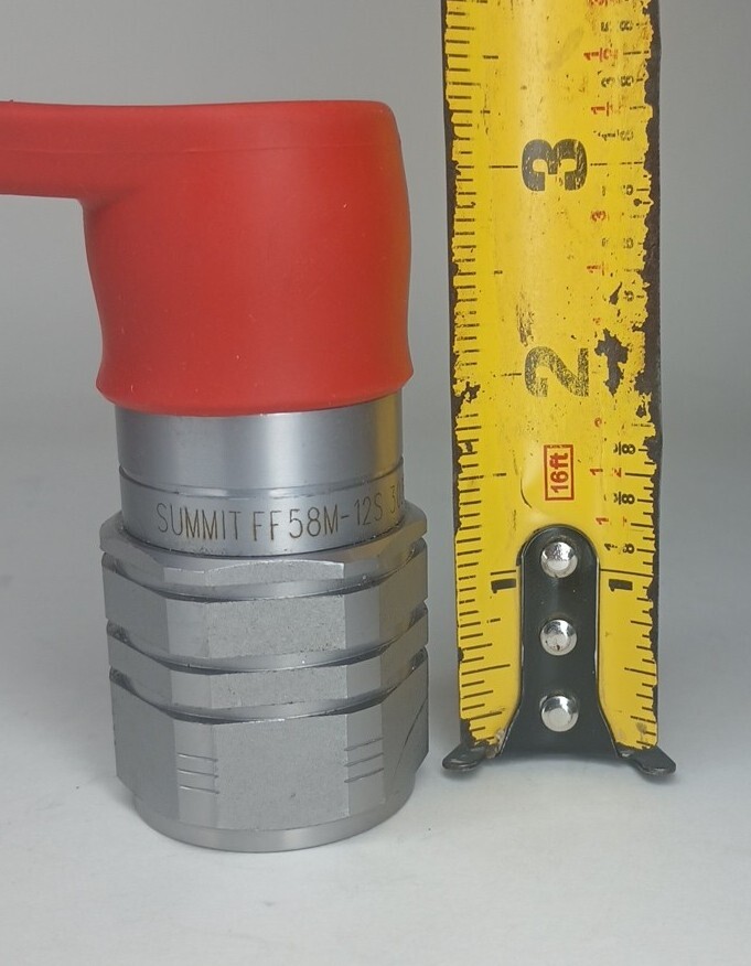 Summit NPT Flat Face FF 58M-12S 3022 Hydraulic Quick Connect Coupler Coupling