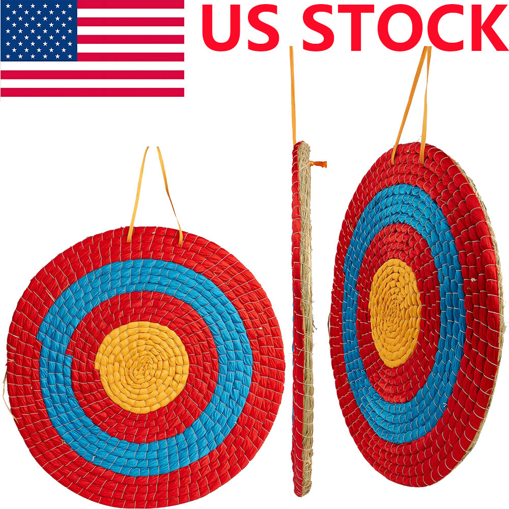 Handmade Round Straw Archery Target 50cm for Recurve Compound Bow Target Arrows