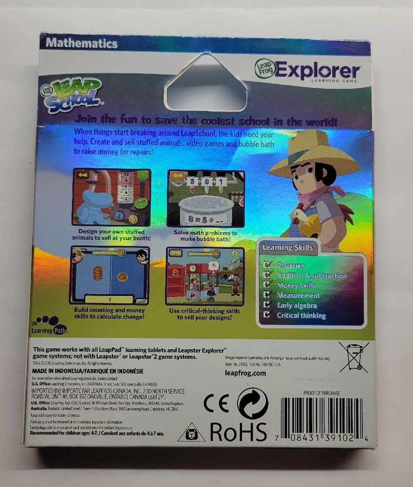 LeapFrog LeapSchool Math Learning Game