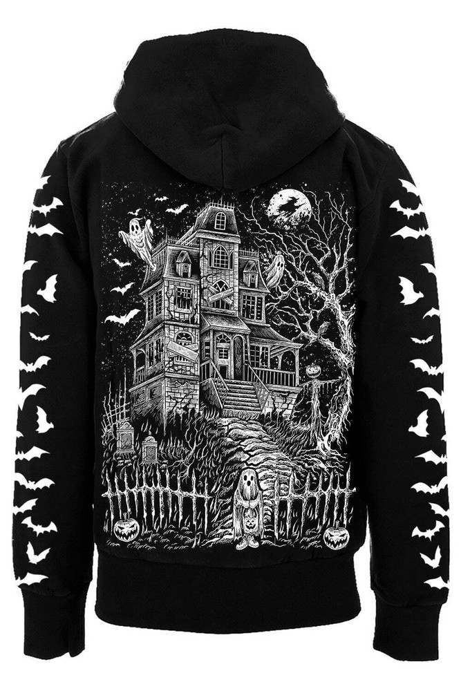 Haunted Mansion Hoodie [WHITE]