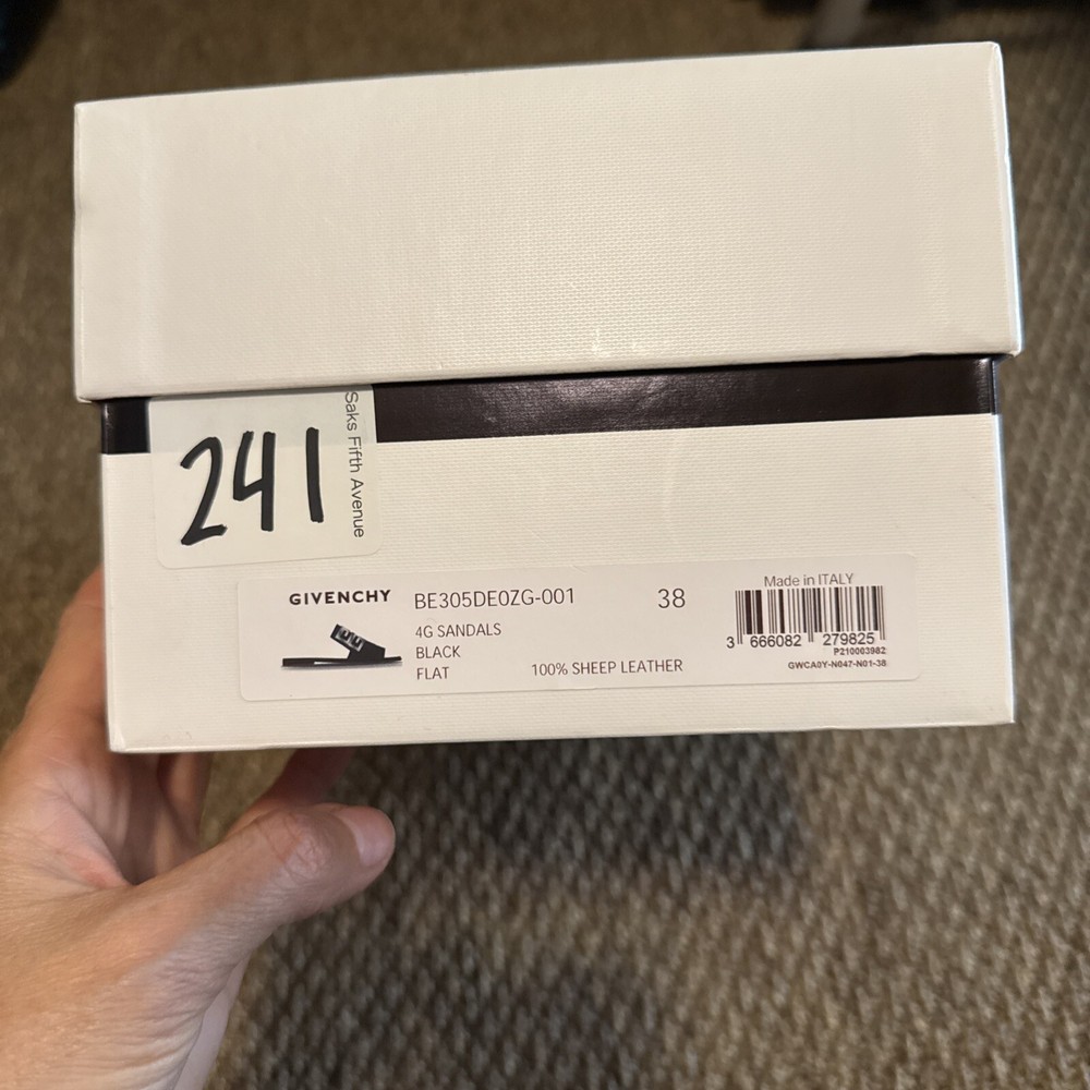 Authentic Givenchy Shoe Box Luxury Gift Box Shoes Storage Box Empty Packaging
